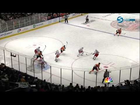 0-3 Goal Mats Zuccarello(Flyers & Rangers) NHL Mar 6, 2011