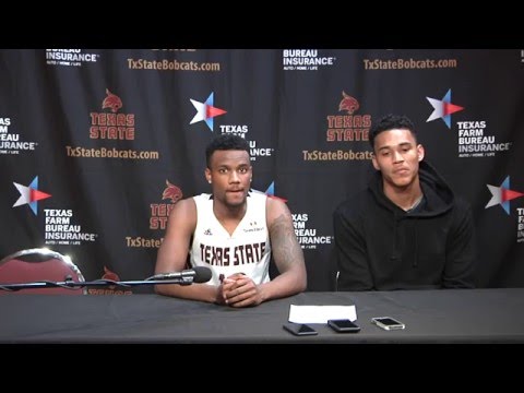 Texas State MBB Players Postgame Presser - UT Arlington