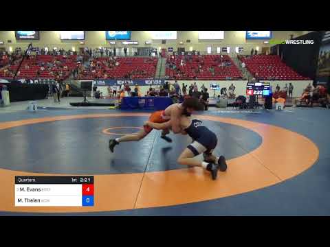 2018 Marine Corps US Open/Senior Men's Freestyle 79 Quarters - Michael Evans (BCRTC) Vs. Michael T
