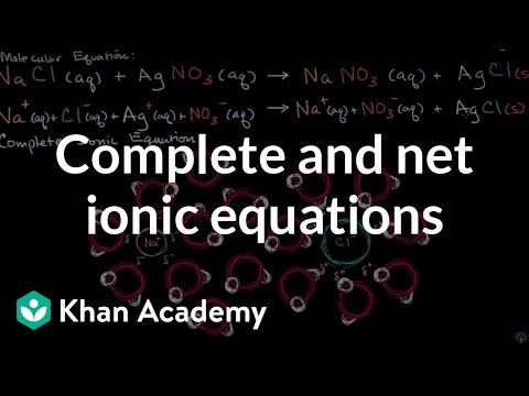 Net Ionic Vs Complete Ionic
