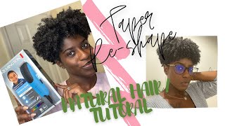 HOW I RE-SHAPE MY TAPER CUT TUTORIAL | RUTH NANDA