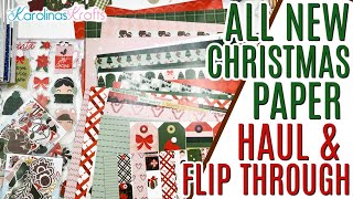 ALL NEW CHRISTMAS PAPER HAUL & FLIP THROUGH, Scrapdiva Holiday Magic Paper Flip Through