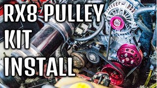 Mazda Rx8 Lightweight Pulley Kit Install | Rx8 Belt Replacement