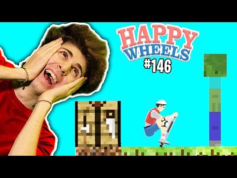 MINECRAFT SU HAPPY WHEELS?!! - Happy Wheels [Ep.146]