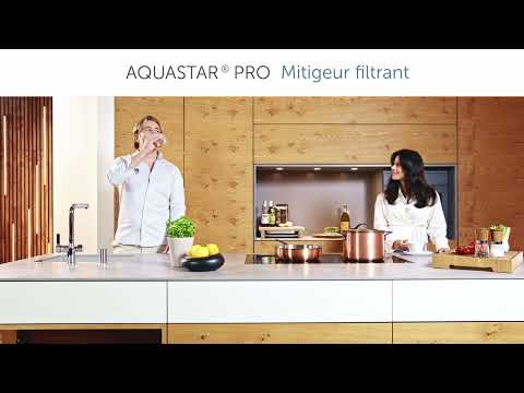 Mitigeur cuisine avec système de filtration - chromé - AQUASTAR PRO SCHÜTTE