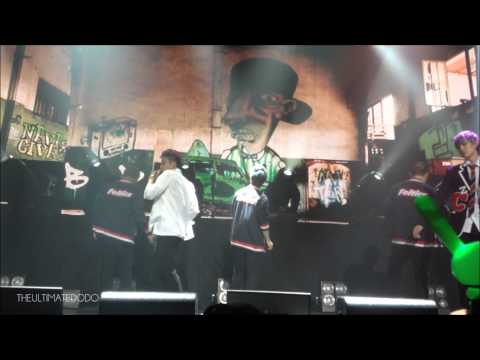 [FANCAM] 130507 Jongup & Zelo - Teach Me How To Dougie + Never Give Up @ B.A.P Live on Earth in LA