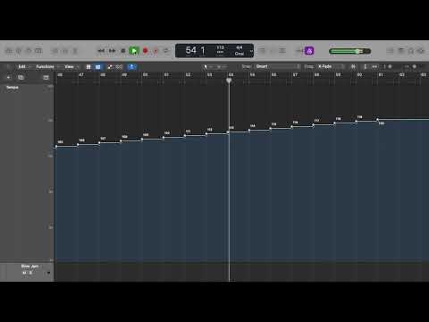 65 to 120 bpm progressive tempo increase click track