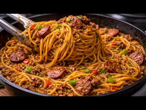 This Pasta is CRAZY Good! Wait Till You See the Secret! | Easy Dirty Spaghetti Recipe