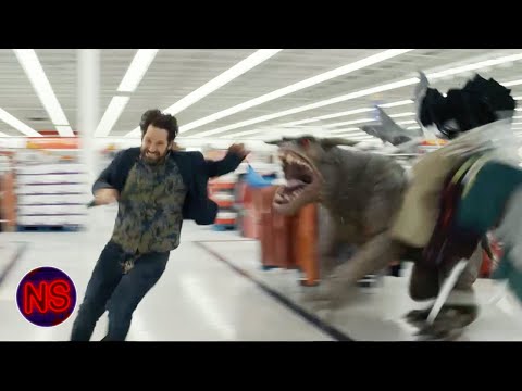 Paul Rudd Chased By Hell Hound In Walmart | Ghostbusters: Afterlife | Now Scaring
