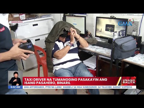 Taxi driver na tumangging pasakayin ang isang pasahero, binaril UB