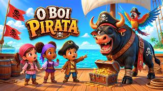 Boi da cara preta pirata - Em busca do tesouro perdido (música infantil) @aturmadoestojo #pirata