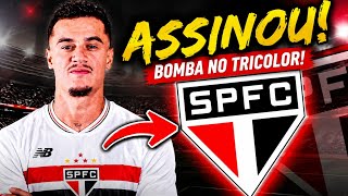 🚨URGENTE! ACABOU DE SAIR! ELE CHEGA PARA SER TITULAR NO SPFC! REFORÇO NO SÃO PAULO FC