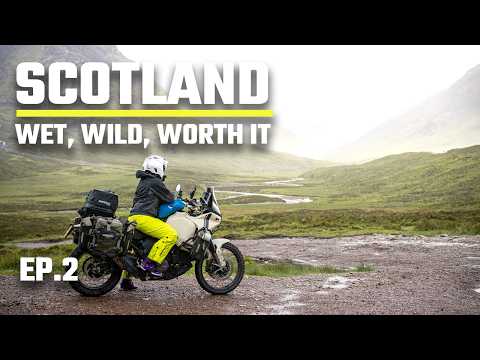 SOAKED, COLD and COMPLETELY ALIVE - solo moto adventure in moody Scotland GLEN ETIVE GLENCOE S8-EP2