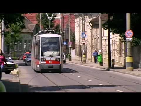 Tramvaie Siemens ULF in Oradea (4) - Siemens ULF Trams in Oradea (4) (07 & 08 06 2010).mp4