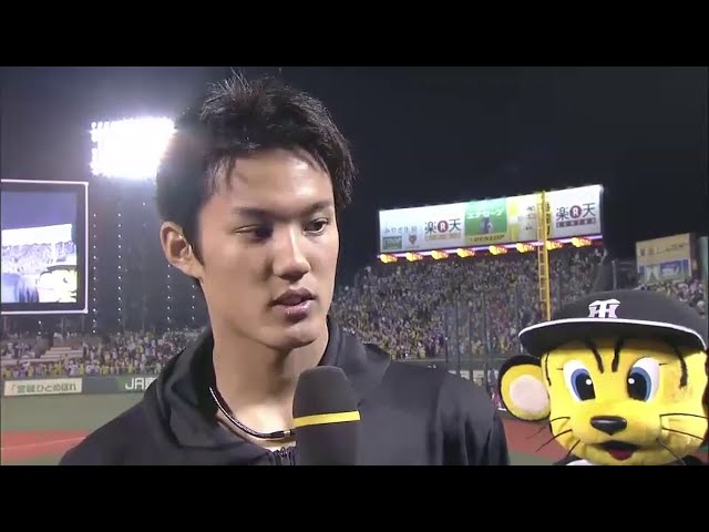 タイガース藤浪投手ヒーローインタビュー 2014/6/4 イーグルス対タイガース