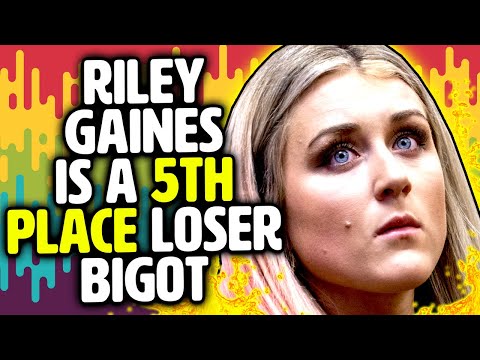 5th place LOSER Riley Gaines celebrates Olympics transphobia