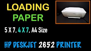 HP DeskJet 2652 Paper Loading, review !!