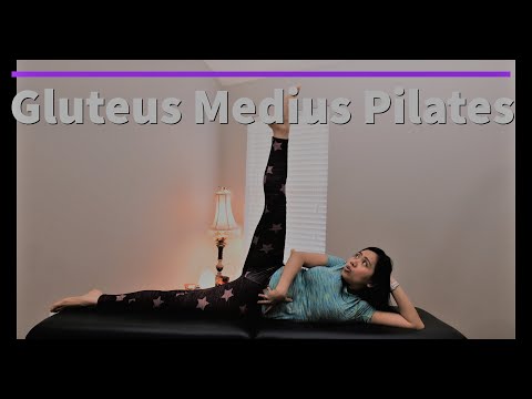 Beginner's Pilates side lying for Back pain Gluteus Medius 15 minutes . Tighten and tone your butt!