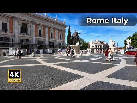 Rome Italy 🇮🇹 - A Beautiful Walk in September | 4K Walking Tour