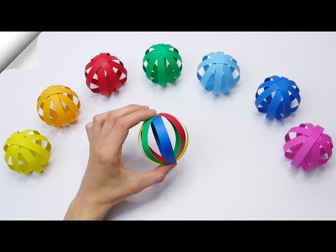 Easy Paper Ball Paper crafts