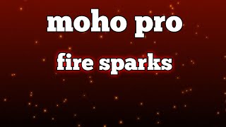 MOHO PRO - fire sparks and animate them - Particle
