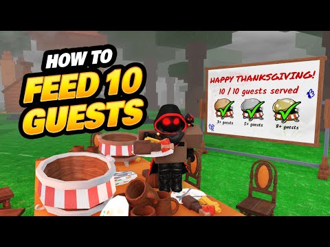 How to Feed 10 Guests in 99 Nights Thanksgiving Event (NEW Cutscene)