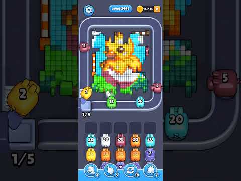 Pixel Flow Level 2466 Walkthrough