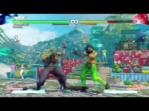 Street Fighter V Beta 3 | Laura Ex Thunder Clap Reset W/ V Skill Mixups