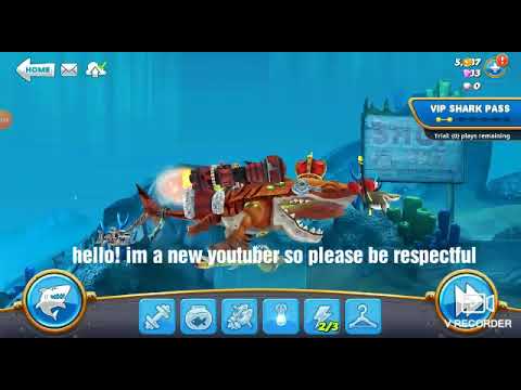 atomic shark gameplay+giant squid boss!