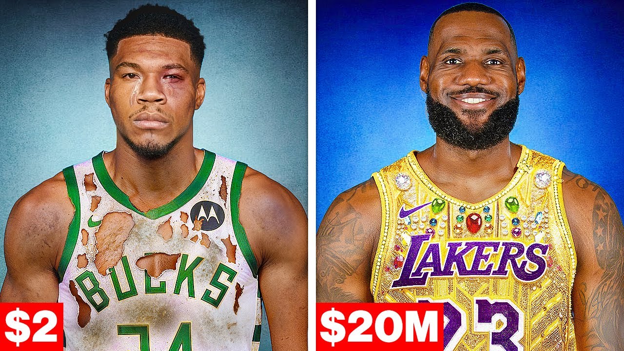 $2 VS $20,000,000 Jerseys NBA Players Wore