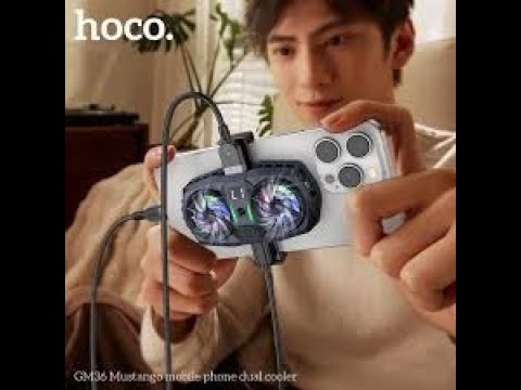 @nephosonlineshop  Hoco GM36 Mustango Mobile Phone Dual Cooler 😎