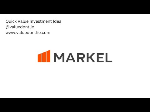 Markel (MKL) vs. Berkshire (BRK) - why this trades at 5x earnings?