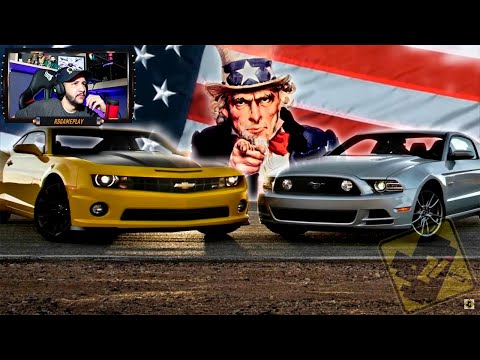 MUSTANG VS CAMARO #1   ZUEIRA INSANA REACT