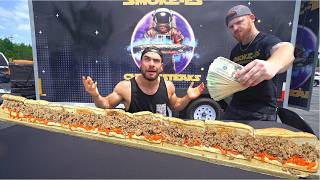 Food Challenge, 6 foot cheese steak