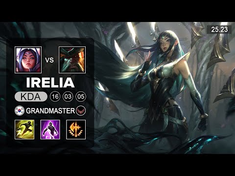 Irelia vs GangPlank Top - KR Grandmaster - Patch 25.23 Season 15