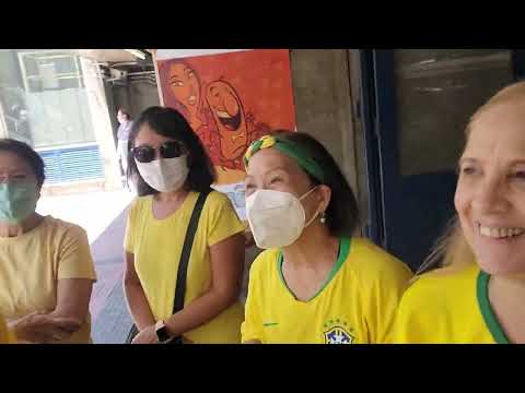 Festa na Liberdade. A torcida do Japão pelo Brasil.