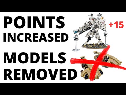 BIG T'au Empire Points Changes! Nerfs, Buffs and Removed Units?