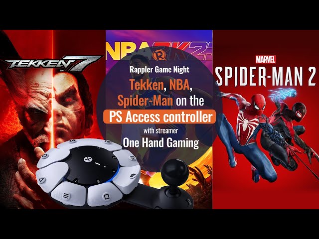 Rappler Game Night: PlayStation Access controller with streamer One Hand Gaming