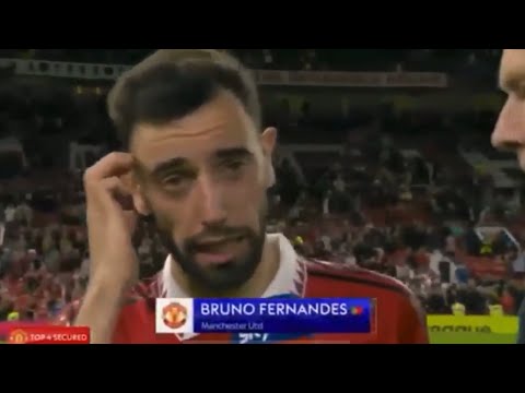 Manchester United 4 - Chelsea 1 | Bruno Fernandes Post Match Interview ￼