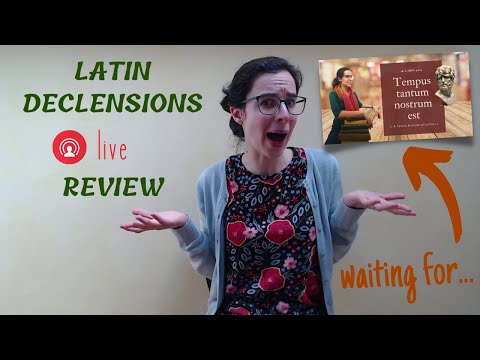 Latin declension LIVE || Interactive lesson waiting for the free course on Seneca!