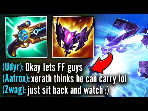 THIS IS WHY I'M THE RANK 1 XERATH! (HARD CARRY IN CHALLENGER ELO)