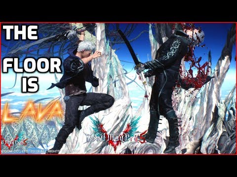 Devil May Cry 5 - Vergil Battle [NEVER TOUCHING THE GROUND👁👁] & Urizen Boss Fight Video