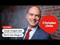 TERUGKIJKEN: Jouw vragen aan Gert-Jan Segers (CU)