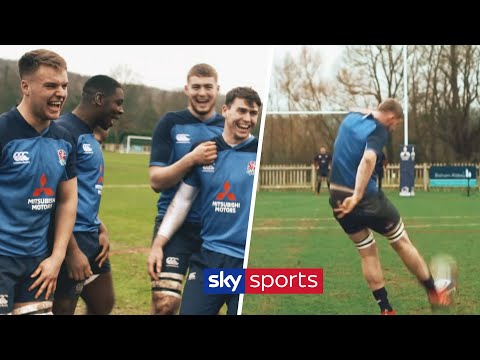 Drop Goal Challenge 🏉✨| England Rugby Under 20s