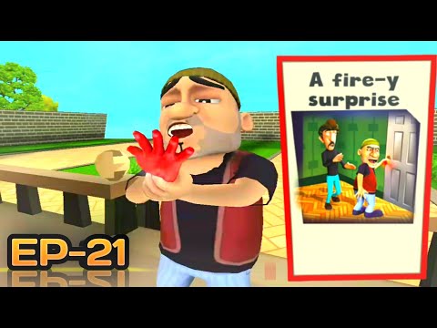 Scary Robber Home Clash - || New Update New Level Unlock" A FIRE-Y SURPRISE"Level-21( Android_iOS).