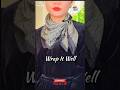 Scarf Wear Fashionable Style