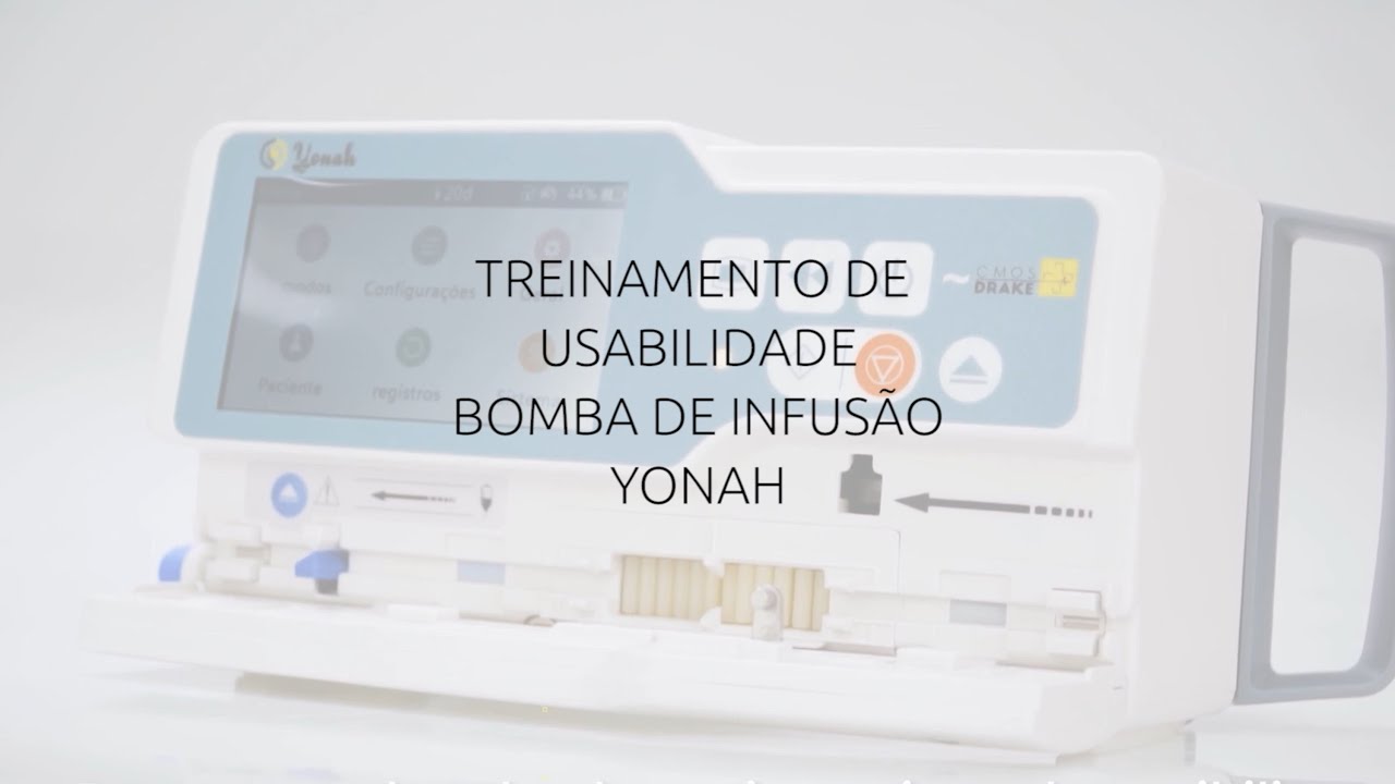 Treinamento de Usabilidade Bomba de Infusão Yonah