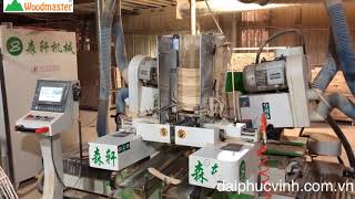 MÁY ĐÁNH MỘNG 2 ĐẦU CNC làm việc nhanh gấp 2 lần máy cơ