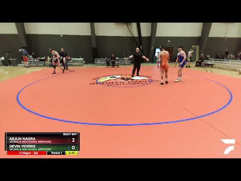 170 Lbs Cons. Round 4 - Arjun Nagra, Vacaville High School Wrestling Vs Devin Morris, Vacaville Hi
