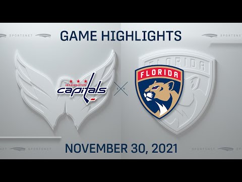 NHL Highlights | Capitals vs. Panthers - Nov. 30, 2021